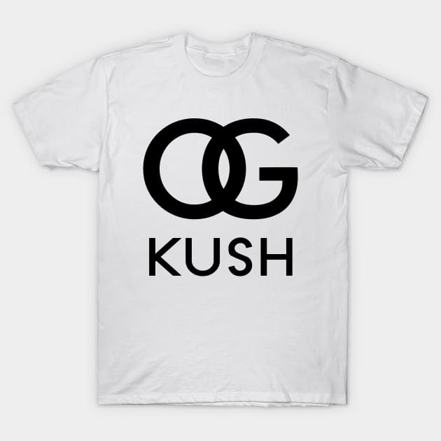 OG Kush Black Logo T-Shirt by Illustrious Graphics 